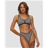 Seafolly Reggiseno Del Costume Da Bagno Da Donna Seafolly Zip Front Tank Top