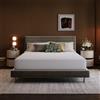 Avenco Materasso Singolo 80x190, Alto 18 cm in Memory Foam e Schiuma a Onde in Fibra di Bambù, Ortopedico e Ergonomico, Rimovibile e Lavabile
