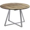Vicco tavolo da pranzo allungabile Loyd Rovere rustico/Grigio 120-160x120cm