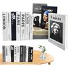 YUJUVI Libri Decorativi per Arredamento Libri Finti Decorativi Design 12 Pezzi Moderno Decorazioni libri per Libreria per la Decorazione Domestica Libreria Tavolino da caffè Scaffali (12 Pz Set A)