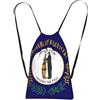 ZYJHYY Kentucky - Zaino con stampa bandiera dello Stato del Kentucky, borsa sportiva leggera con coulisse, 14 l, pieghevole, per palestra e viaggi