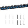 Wilgure Scaffale verticale per canne da pesca, per 9 canne da pesca, supporto verticale per garage, capanna e cantina, accessori da pesca, scaffale verticale per canne da pesca