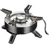 SMTYXS Fornello A Gas da Campeggio 4400W Bruciatore A Diviso Doppio Preriscaldatore A Cucina Pieghevole A Ad Alta Potenza Esterno Facile da Cucinare
