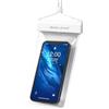 Genérico Impermeabile per cellulare, antipolvere, con protezione tattile, per immersioni, crociera, spiaggia, piscina, estate, nuoto, immersioni, snorkeling, bianco, Consulte la descripción, Vedere la