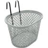 Wilgure Cestino per bicicletta con grande capacità in plastica, cestino per manubrio di scooter, borsa per la spesa di alimenti, picnic, viaggi, stoccaggio, portabiciclette anteriore