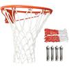 zwxqe Ricambio per Cerchio da Basket Canestro Portatile | Antiruggine Per Palestra Scuola Casa Cortile