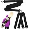 Générique Cinghia da snowboard, tracolla da snowboard,porta spalla per snowboard - tracolla antiscivolo per tutte le forme di snowboard, accessorio da sci, cinghia di trasporto per stivali da snowbo