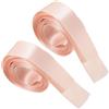 ULTECHNOVO Nastro di Raso Rosa per Scarpe da Danza Classica, Facile da Cucire e Resistente, Confezione da 2 Pezzi, per Scarpette da Balletto e Spettacoli