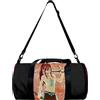 Zhongkaihua FAIRY TAIL Borsa a tracolla cilindrica di grande capacità multifunzionale per sport, nuoto, palestra, borsone da viaggio, con motivo stampato anime, borsa da viaggio casual, Tipo 1., 49*26*26CM