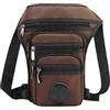 Gcljlmy Marsupio da uomo con cinghia regolabile, marsupio per ciclismo, sport all'aria aperta, escursionismo, marrone, M, Casual