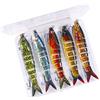 JAMIEKA Sezione multipla esche artificiali da pesca ami da pesca snodate Swimbait Crankbait Pesca Realistico Affondamento Esche da nuoto Multi Sezione Esche da pesca