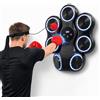 buedmsk Boxe Sport Wall Music Boxing Machine con luci LED, Bluetooth, 9 modalità di velocità e 2 paia di guantoni da boxe, macchina da boxe per casa e palestra