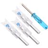 GATHINESS Set di Cocche LED per Frecce da Caccia al Tramonto con Accensione Automatica, Materiale Pc, Compatibili con Frecce in Carbonio e Alluminio da 7,62mm