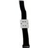 zeroupshop Contapunti da polso per tennis, padel e golf, braccialetto clicker manuale, accessorio sportivo, grande display nero (bianco)