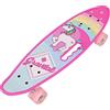 Supfine Skateboard Skateboard Mini Cruiser con cuscinetti ABEC-7, 61 cm, con silenziatore ruote LED lampeggianti, per bambini e principianti, colore: rosa