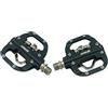 ANSJS Pedali per mountain bike, piattaforma piatta per bicicletta, compatibili con SPD Mountain Bike a doppia funzione, sigillati senza clip in alluminio da 1,4 cm, con tacchetti, per strada, MTB, mountain