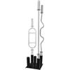 Czyurachel Supporto verticale per bilancieri con 5 alloggiamenti, diametro 5 cm, acciaio