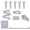 Lilihuimaoyi Bande Elastiche Fitness per Allenamento Completo, Set Resistance Bands con Ancoraggio Porta e Livelli di Resistenza Regolabili