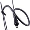 Nutup Tubo in silicone ad alta resistenza, tubo flessibile per arco, 30 cm, colore nero
