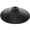 COLLBATH Base Ponderata in Gomma Nera 1kg per Pali da Allenamento Agilità Tecnologia Antiscivolo Leggera per Esercizi di Squadra Indoor Calcio e Basket
