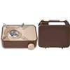 SMTYXS Fornello A Gas da Campeggio Mini Forno A Cassetta Forniture All'aperto Cucina Portatile BBQ Bruciatore Picnic Facile da Cucinare(Coffee)