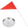 Générique Foro da golf e bandiera | Accessorio di al Putter per pratica,Miglioratore di abilità in Putting Golf per adulti, uso interno esterno, prato, giardino tornei pratica domestica