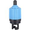JEWEDECO Adattatore Connettore per Gonfiaggio Bici per Pompa Aria SUP in Gomma e Rame Blu per Kayak e Paddleboard Gonfiabili