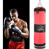 Cocoarm Sacco da Boxe Sacco da Boxe Vuoto in Tessuto Oxford con Toppa in PU e Chiusura con Cerniera 0,6 M 1,2 M da Allenamento Sospeso per Karate MMA Palestra Domestica Adulti (60 cm)