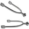 Wilgure Speroni professionali in acciaio inox con collo a forma di U per un maggiore controllo e durata Speroni ergonomici per cavalli