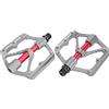 HUIOP WAKE Pedale con Cuscinetto per Bici Lega di Alluminio Resistente per Mountain Bike e Ciclismo su Strada 11,6 X 9,3 X 1,7 Cm Confezione da 2 (Di Colore)