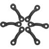 Housoutil 20 Pezzi Kit di Anelli in Nailon per Kayak con 20 Gallocce e 40 Viti, Accessori per Fissaggio Affidabile e Rimessaggio Efficiente Durante Avventure All'aperto con Canoe e Pagaie