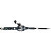 LICAEVEY Combinazione Canna da Pesca e Mulinello Integrata, Canna da Viaggio Portatile con Mulinello Chiuso, Compatta Leggera in Acciaio Inossidabile, Impugnatura Ergonomica, Attrezzatura da Pesca
