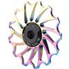 QZIVNBPM Puleggia per Deragliatore Posteriore MTB CNC, 11T 13T, Cuscinetto in Ceramica, Leggera, per Bici da Corsa Falsamaglia Catena Bici Cassette e pignoni