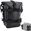 Generic Borsa da moto - Meccanismo di chiusura roll top, borsa con cuciture saldate | Pacchetto portaoggetti per moto per tutte le stagioni, portapacchi in nylon balistico rivestito in TPU | Pacchetto coda per s