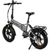 Pudari Bicicletta elettrica pieghevole, batteria rimovibile da 48V, lunga durata