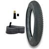 Generico KIT COPERTONE FAT BIKE E CAMERA D'ARIA 20 X 2.60 66 406 BICI ELETTRICA
