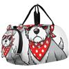 WDdZzyy Borsone da palestra da donna, con scomparto per scarpe, multifunzionale, per la notte, weekender, borsa da viaggio per viaggi, sport, borsone, weekender