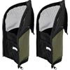 Generic Borsa Scolaposate da Campeggio 2 Pezzi Leggera e Resistente per Uso Esterno Escursionismo Pesca Picnic 10 X 25 Cm (OD Verde)