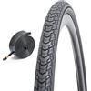 FengCan 700C pneumatico 700x45C 47-622 pneumatico per bicicletta Pieghevole adatto per 700x45C 28x1.75 (28x1 5/8x1 3/4) pneumatico per bicicletta e camera d'aria da 28 pollici Valvola Schrader 48mm (Uno)