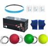 Generisch Palla per riflessi da boxe con fascia per la testa, allenamento veloce e reattiva, palla di reazione con fascia in silicone, per soggiorno, camera da letto, dormitorio, palestra, uomini, donne