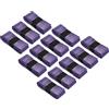 PATIKIL 43.3 Nastro Impugnatura Racchetta Tennis 12 Pezzi PU Overgrip Elasticizzato Antiscivolo Assorbe Sudore per Badminton Canna Pesca Viola