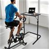 SanBouSi Tavolo fitness regolabile in altezza per bicicletta e tapis roulant | Scrivania fitness per cycling/cycling/cyclette stazionarie, 88-120 cm di altezza e portata 15 kg