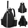Generisch Zaino da tennis, borsa da tennis da donna e uomo, zaino da tennis per 2 racchette da tennis, impermeabile, zaino sportivo, borsa da badminton per pickleball, tennis e badminton