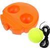 Didiseaon Kit di Allenamento per Tennis Palla Rimbalzante e Base in Plastica Arancione, Strumento Affidabile per Coordinazione Occhio-Mano, per Sport All'aperto e Allenamento Personale