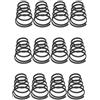 LivGrain Set di 12 molle per mozzo per bicicletta, in acciaio inox, per sgancio rapido, MTB, ciclismo su strada