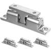 SHINEOFI 4 Pezzi Fermo per Porta Barca in Acciaio Inossidabile con Design Antivento e Facile Installazione per Armadietti e Porte di Yacht, per Uso Marino e Nautico
