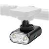 towild BL900 Luci Bici Anteriori 900 Lumen, Doppio Fascio LED Faro Anteriore per Bicicletta Compatibile con Garmin/Wahoo/Bryton Ciclocomputer, Batteria 2200 mAh, Ricarica USB-C