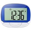 zwxqe Contapassi per camminare | Pedometri per passi e miglia - Fitness Step con orologio, pedometro sportivo portatile per/distanza/calorie