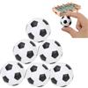 Gsycle Palline di Ricambio per Calcio Balilla, Mini Palline in plastica da biliardino 32mm Gioco Tavolo Accessori Stile Calcio Classico Bianco Nero per Sala Giochi Bar di casa
