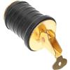 USHOBE Tappo di Scarico Marino Accessorio Resistente in Ottone e Gomma Tappo Rotante Portatile per Scarico Acqua per Kayak e Gommoni per Barche e Canoe
